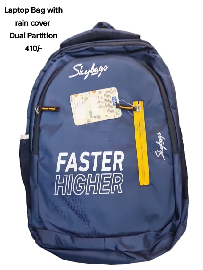 Laptop Bag With Rain Cover Dual Partition